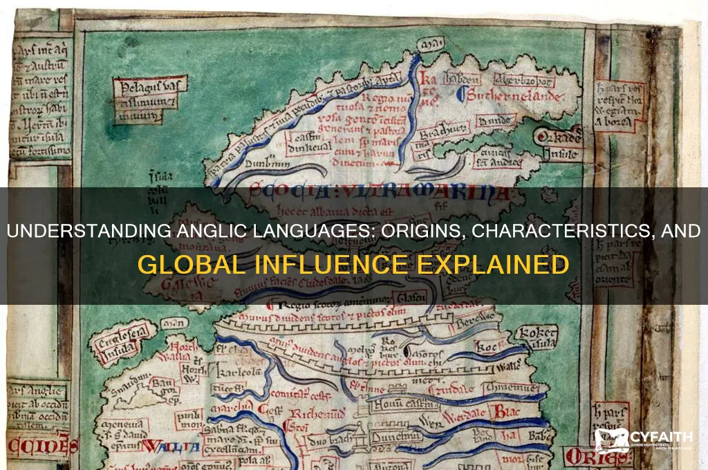 what is anglic languages
