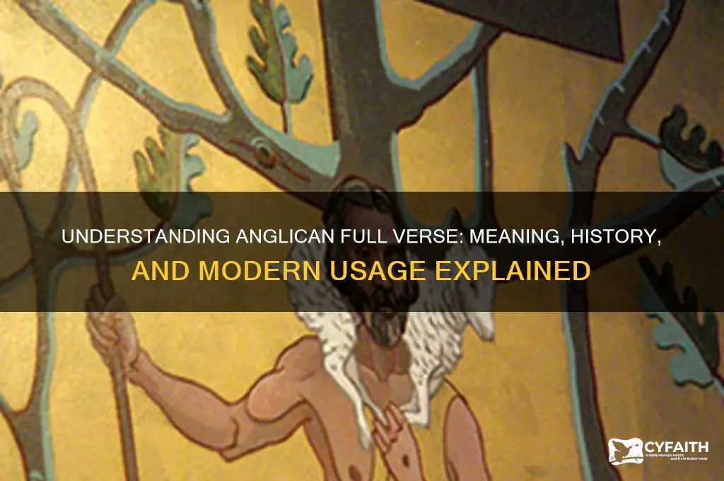 what is anglican full verse