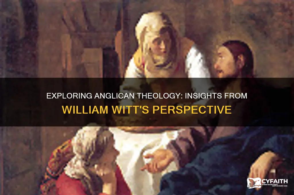 what is anglican theology william witt