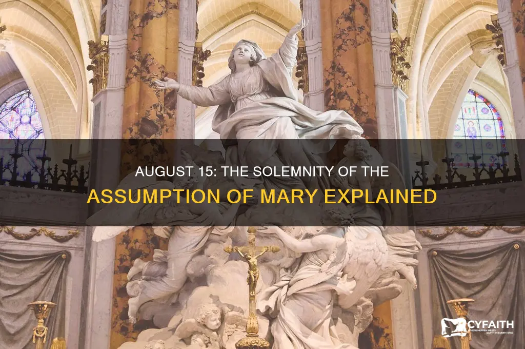 what is august 15 for catholics