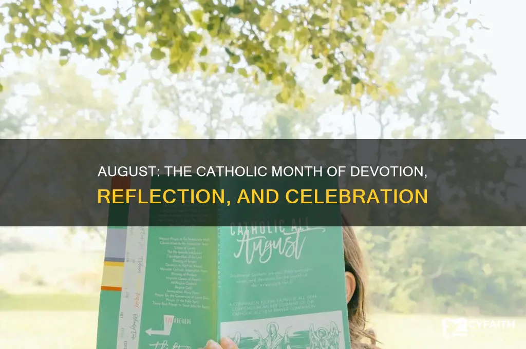what is august the month of catholic