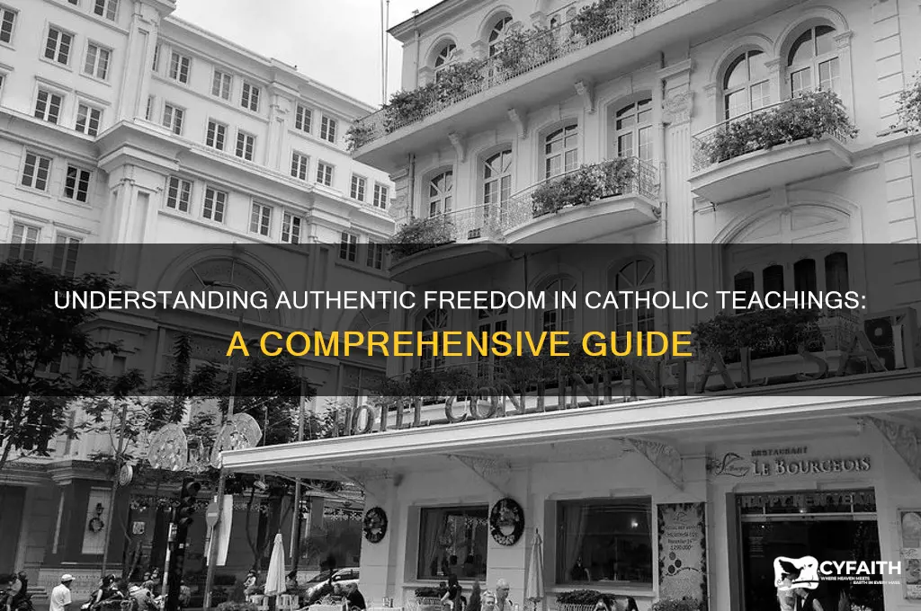what is authentic freedom catholic