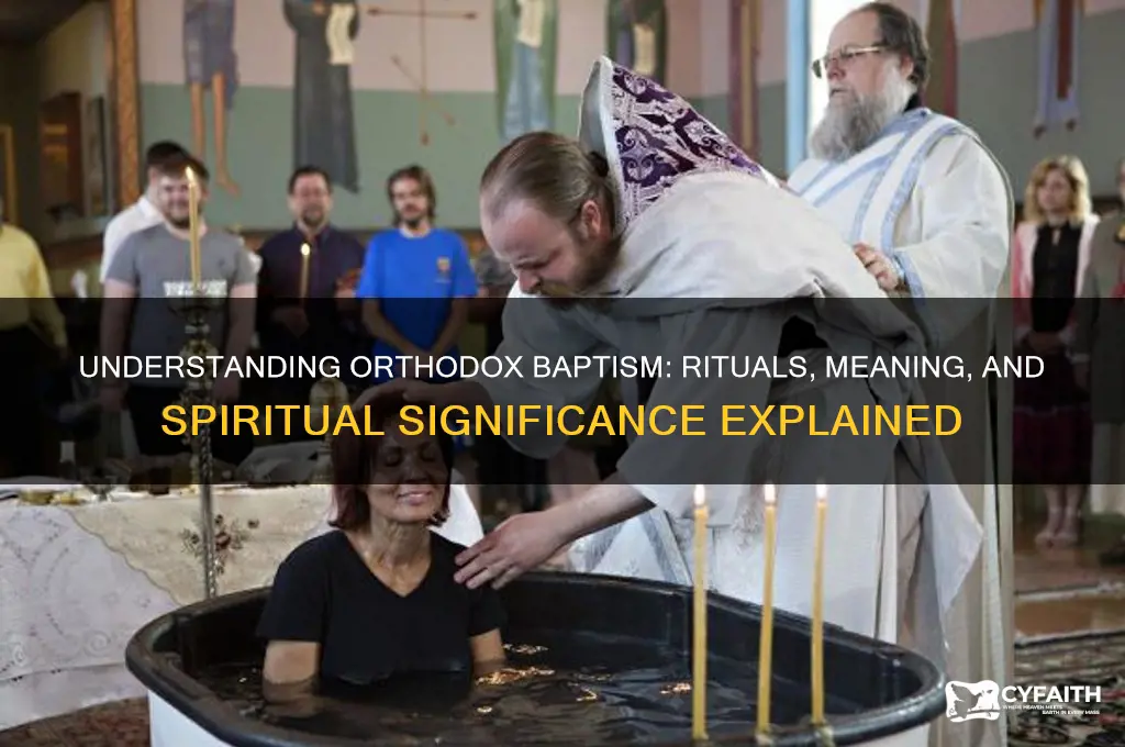 what is baptism in orthodox church