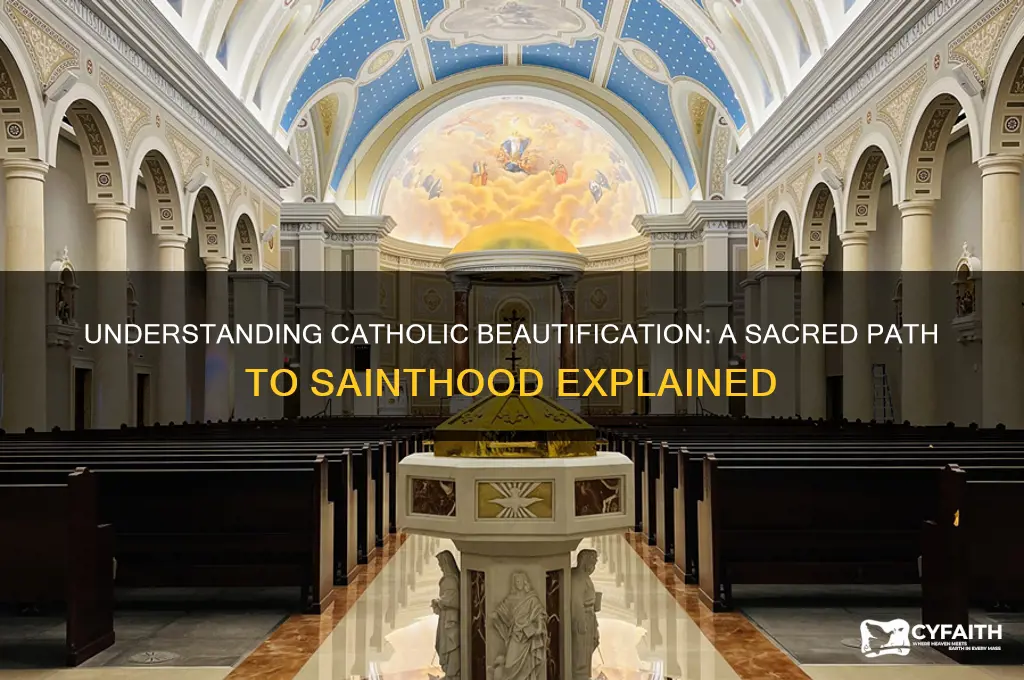 what is beautification catholic