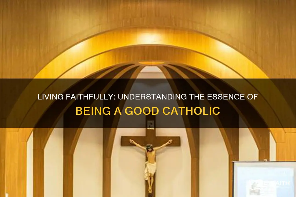 what is being a good catholic