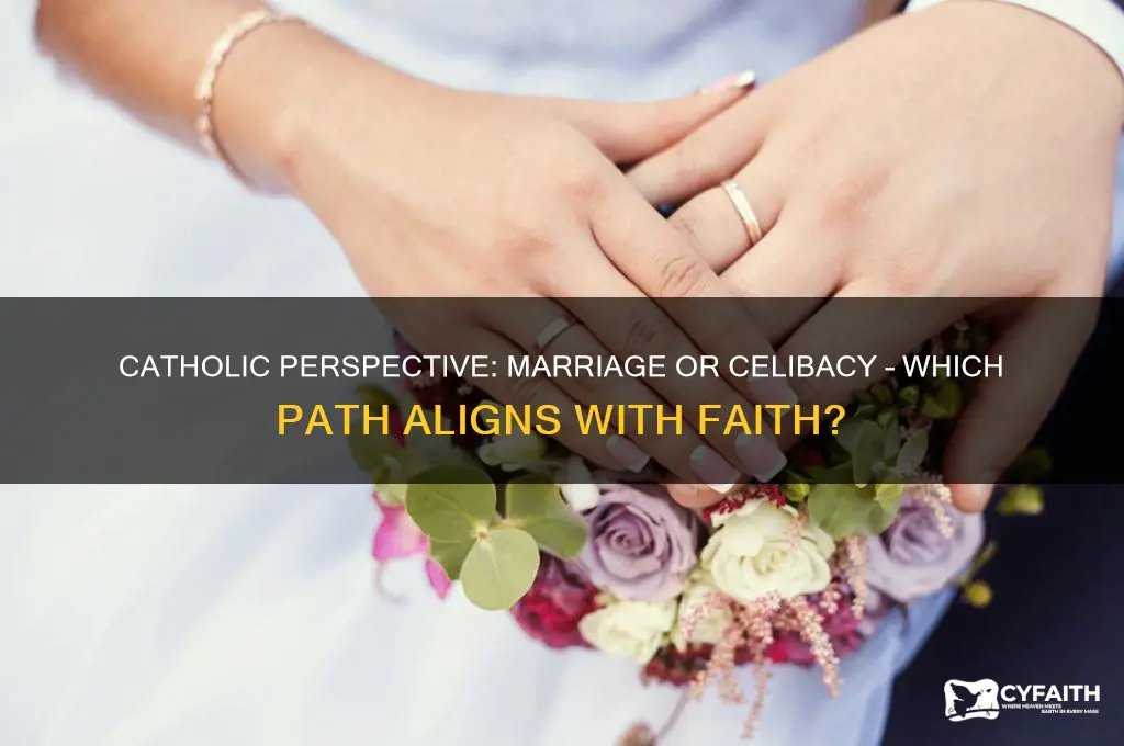 what is best to marry or not according to catholics