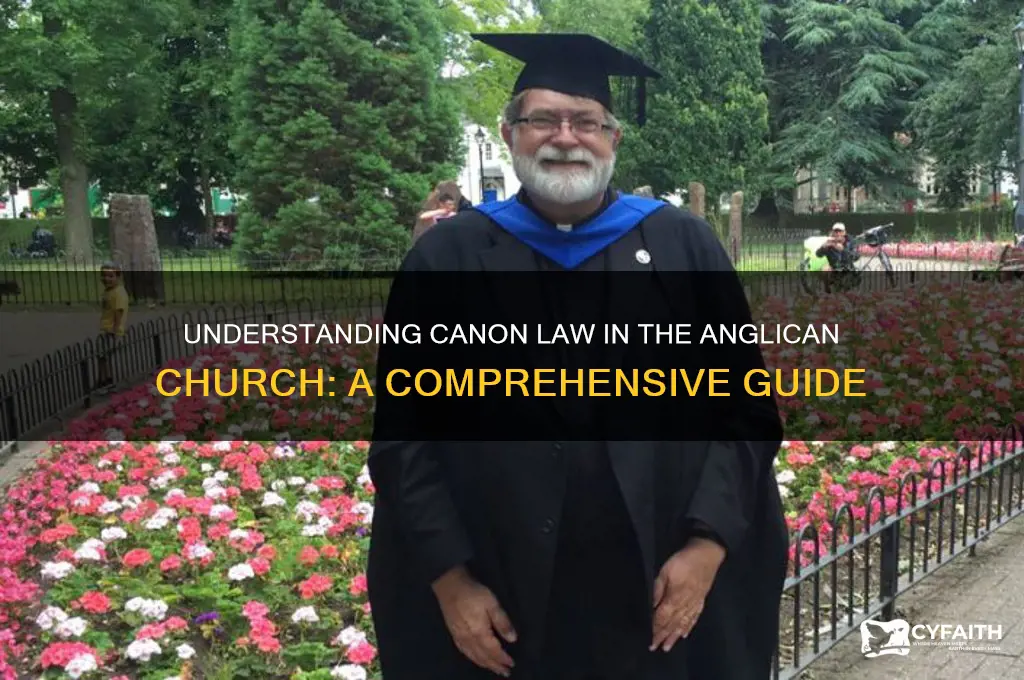 what is canon law in the anglican church