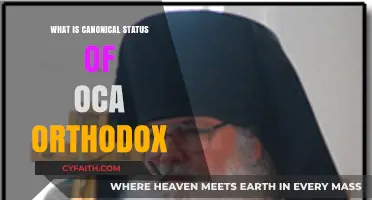 Understanding the Canonical Status of the OCA Orthodox Church