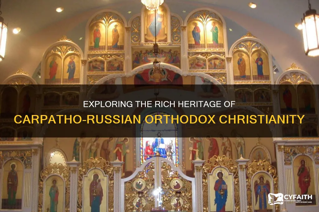 what is carpatho russian orthodox