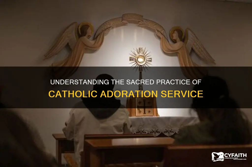 what is catholic adoration service