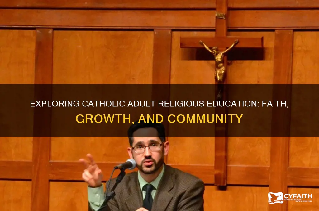 what is catholic adult religious education