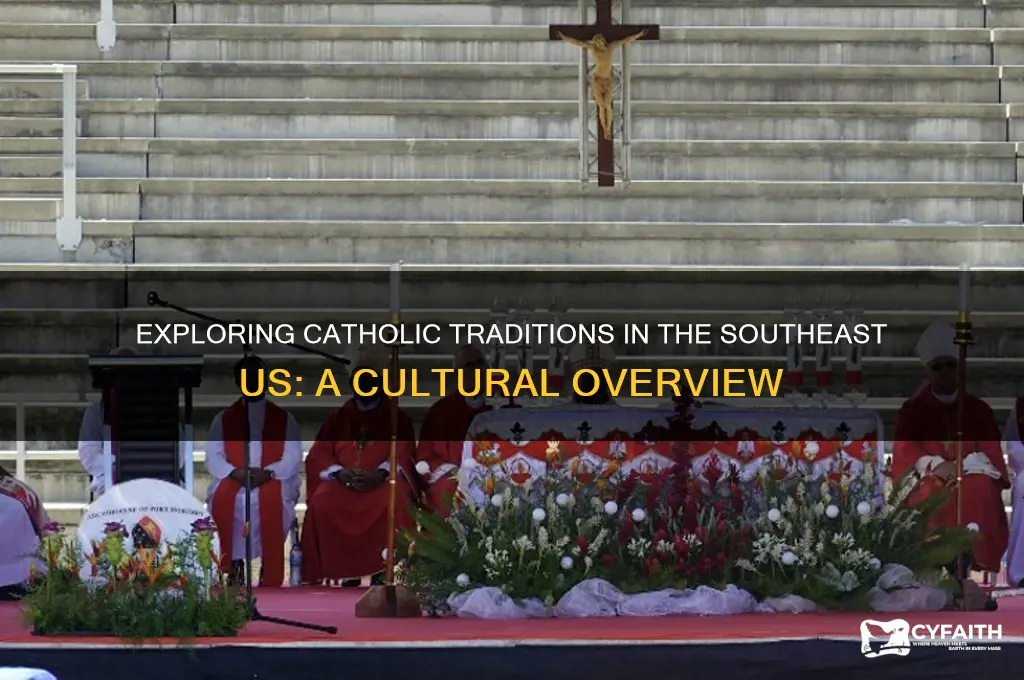 what is catholic and mostly in the south east us