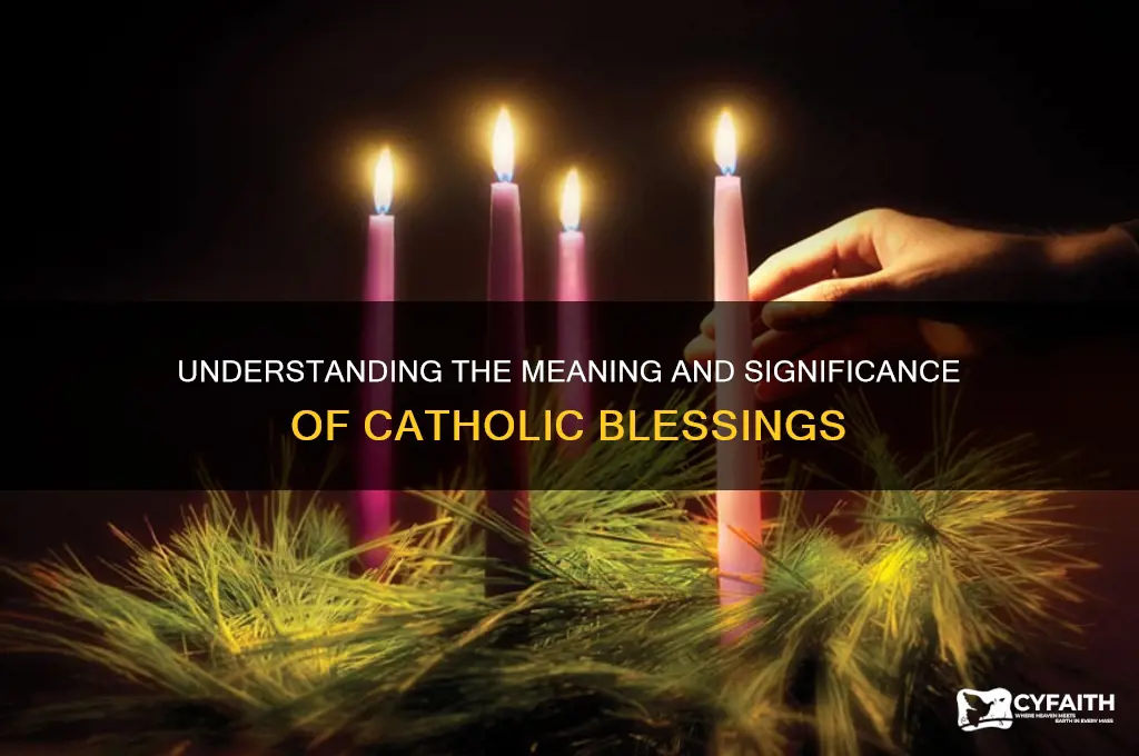 what is catholic blessed