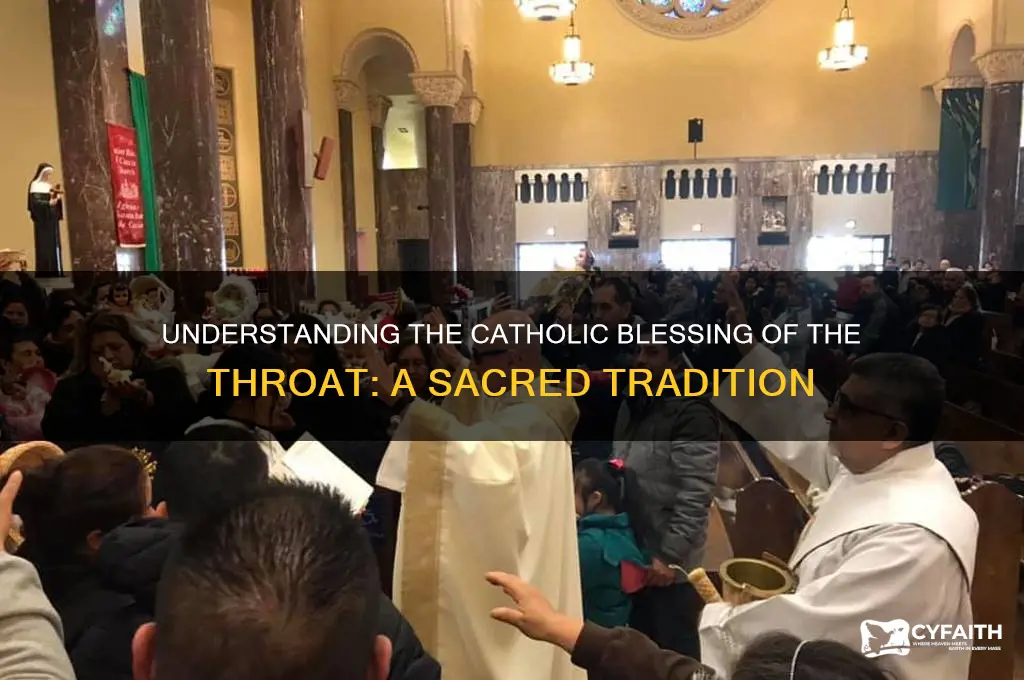 what is catholic blessing of the throat