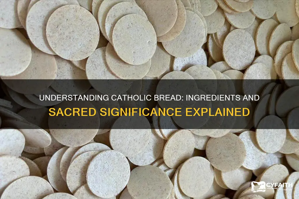 what is catholic bread made of