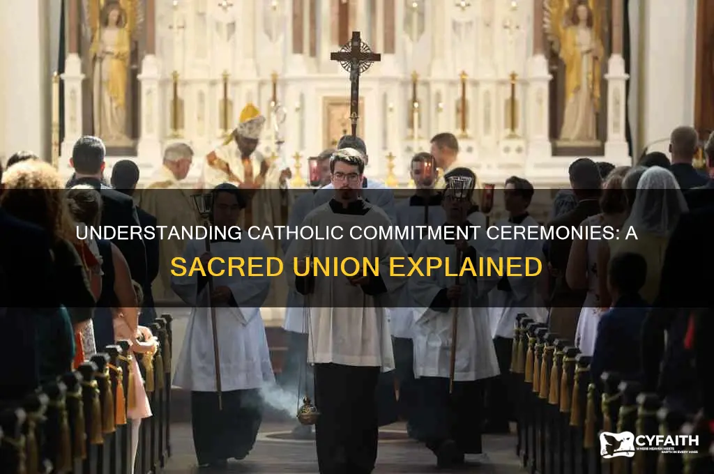 what is catholic commitment ceremony