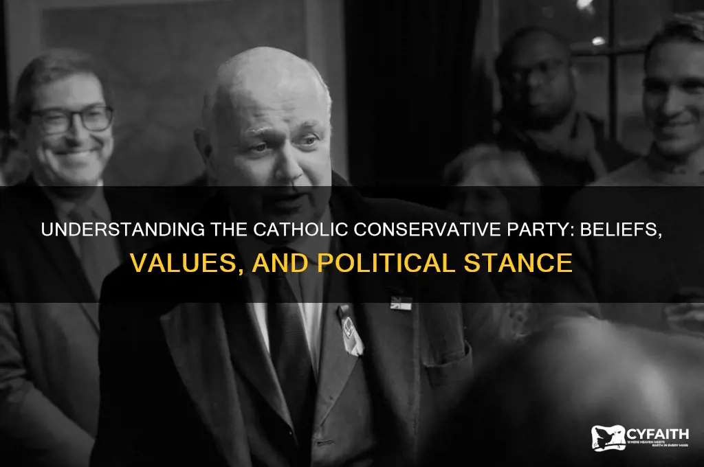 what is catholic conservative party