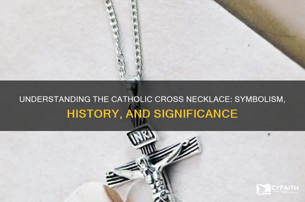what is catholic cross necklace