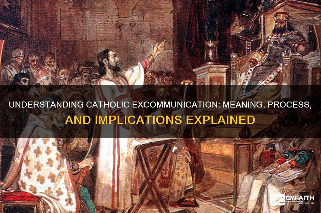 what is catholic excommunication