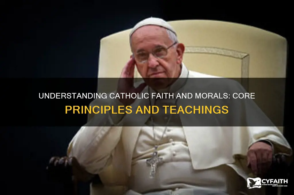 what is catholic faith and morals