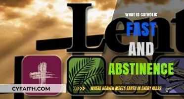 Understanding Catholic Fasting and Abstinence: A Spiritual Discipline Explained