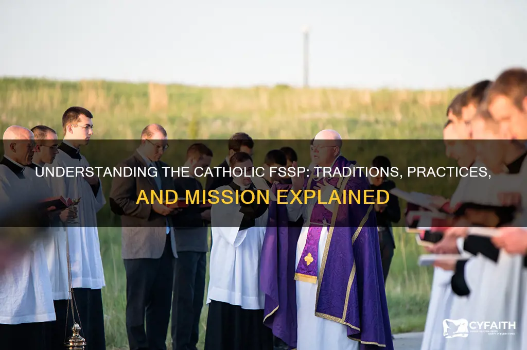 what is catholic fssp