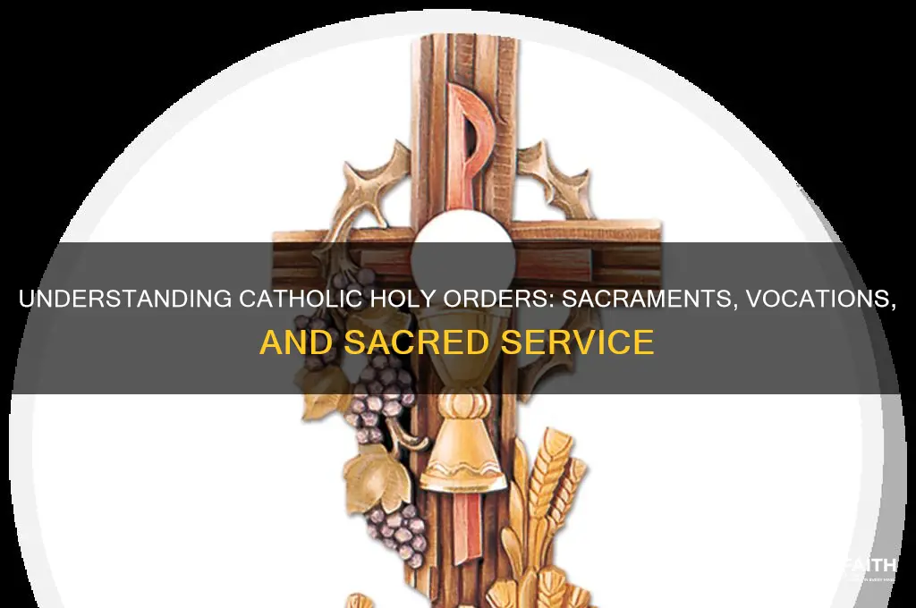 what is catholic holy orders