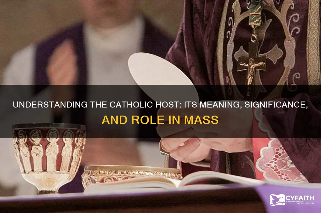 what is catholic host