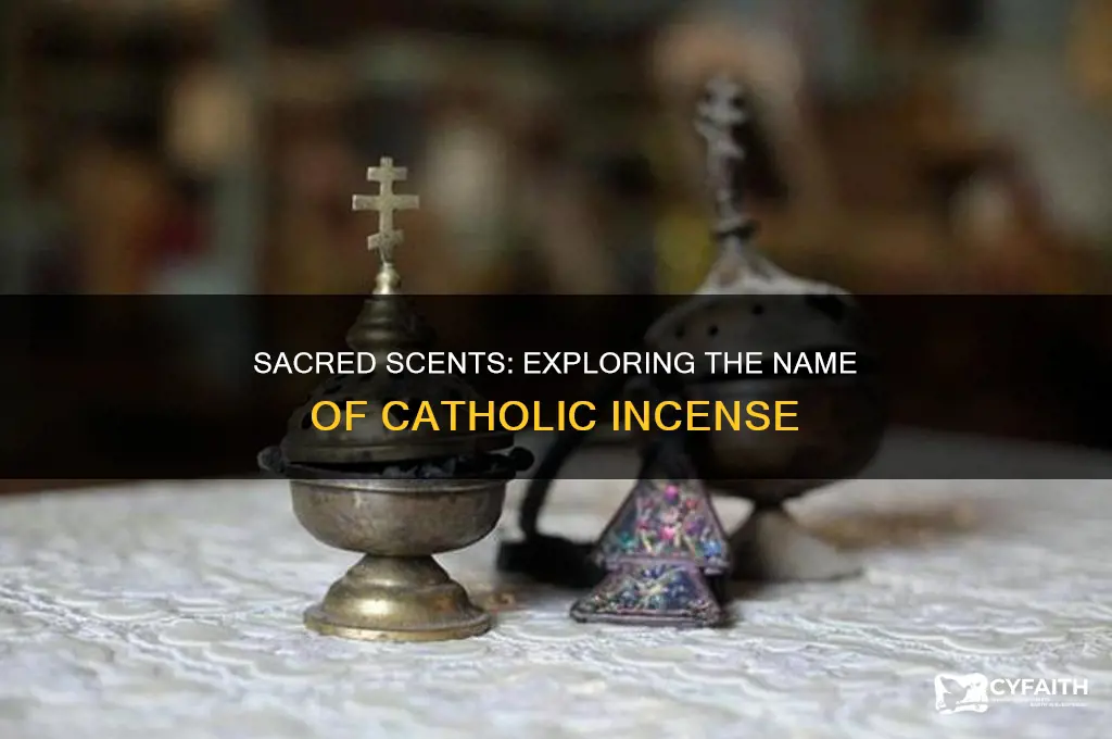 what is catholic incense called