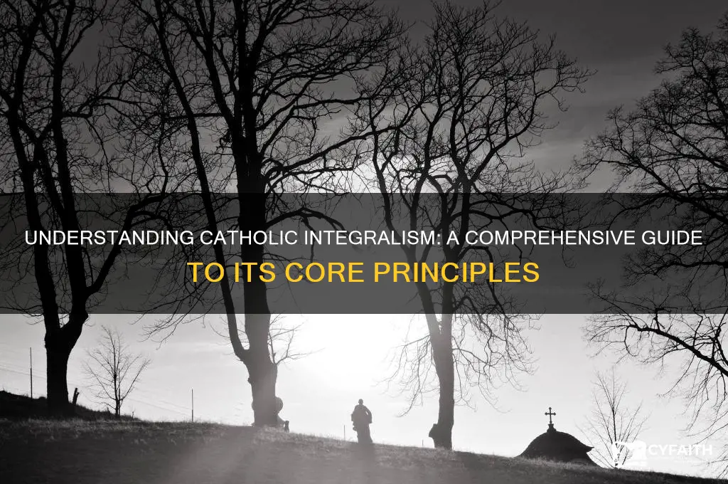 what is catholic integralism