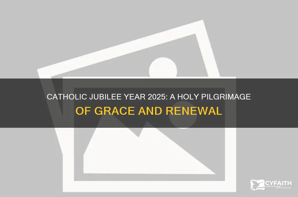 what is catholic jubilee year 2025