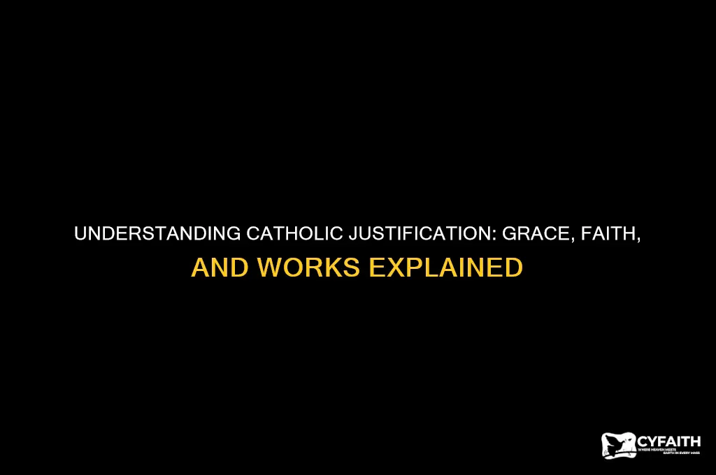 what is catholic justification