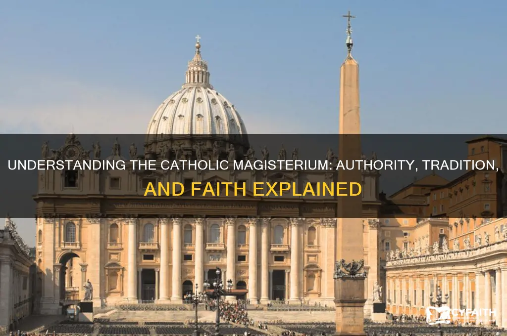 what is catholic magisterium
