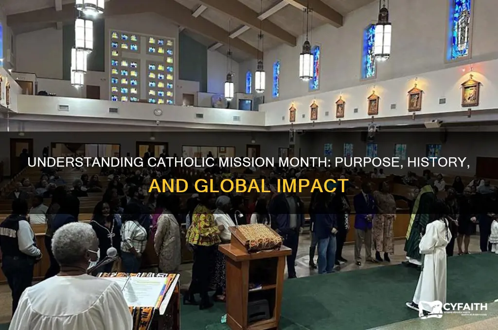 what is catholic mission month