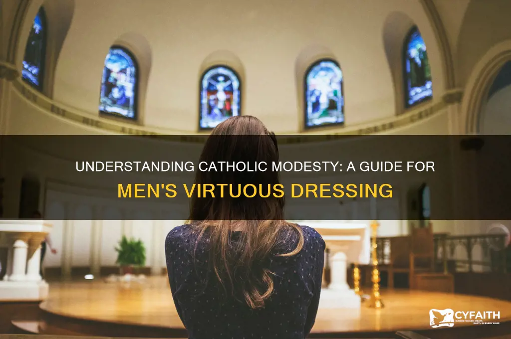 what is catholic modesty for men