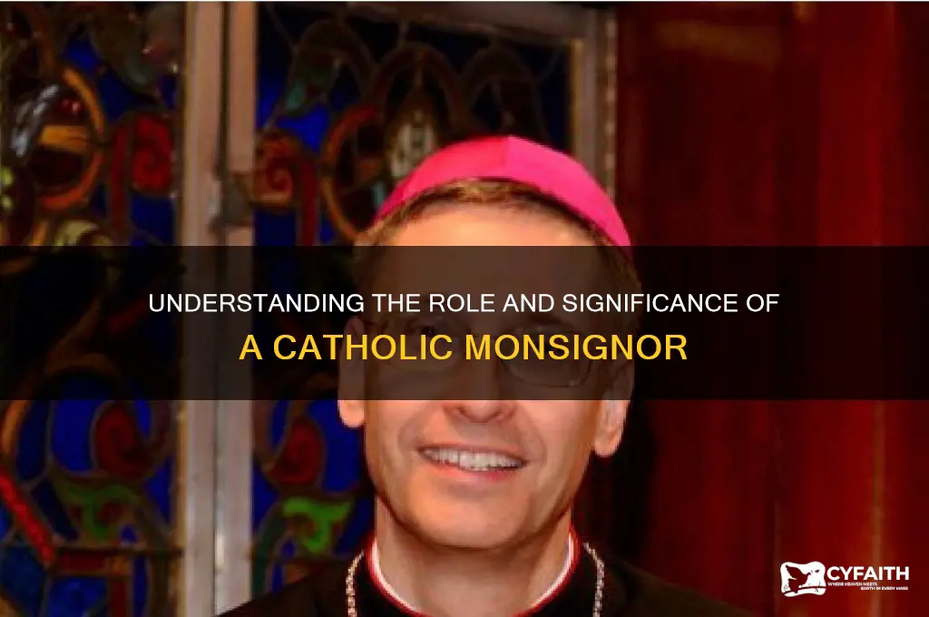 what is catholic monsignor