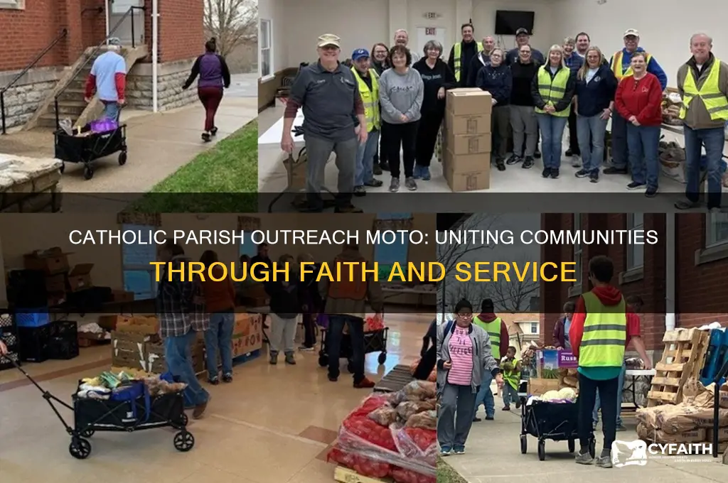 what is catholic parish outreach moto