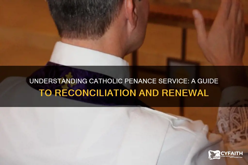 what is catholic penance service