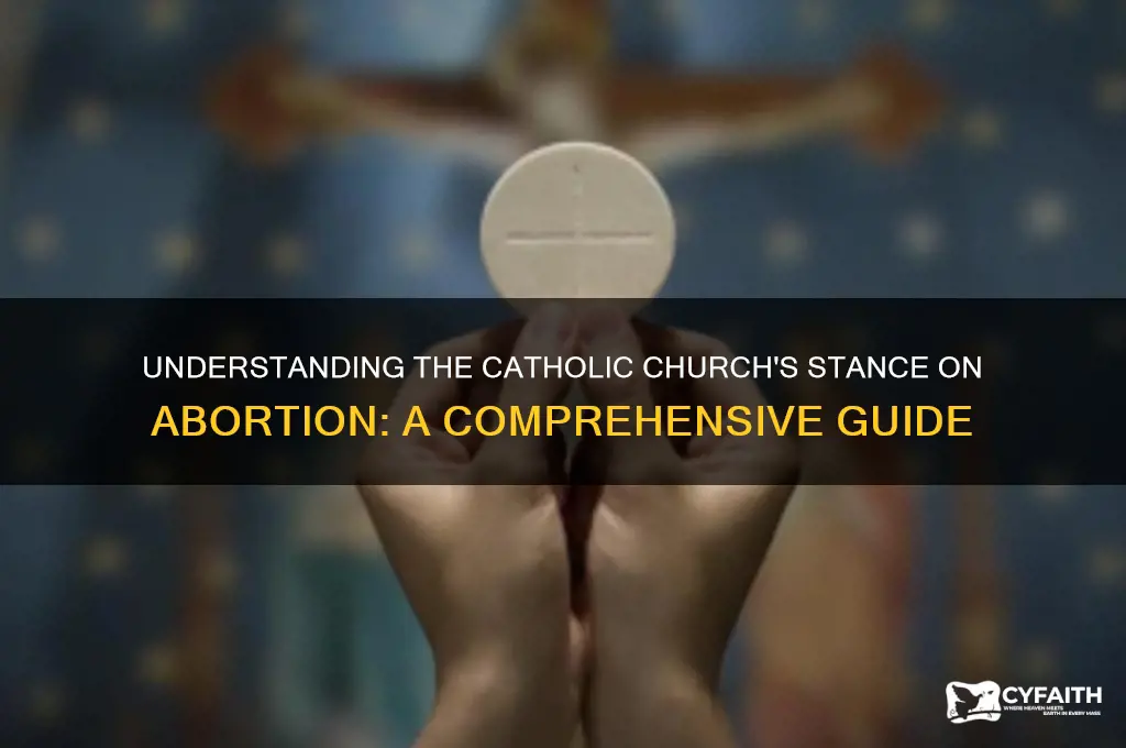 what is catholic position on abortion