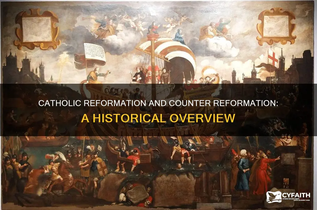 what is catholic reformation and counter reformation