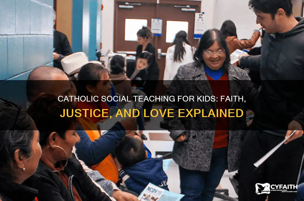 what is catholic social teaching for kids