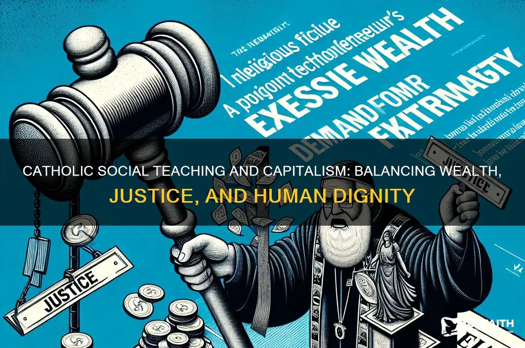 what is catholic social teaching position on capitalism