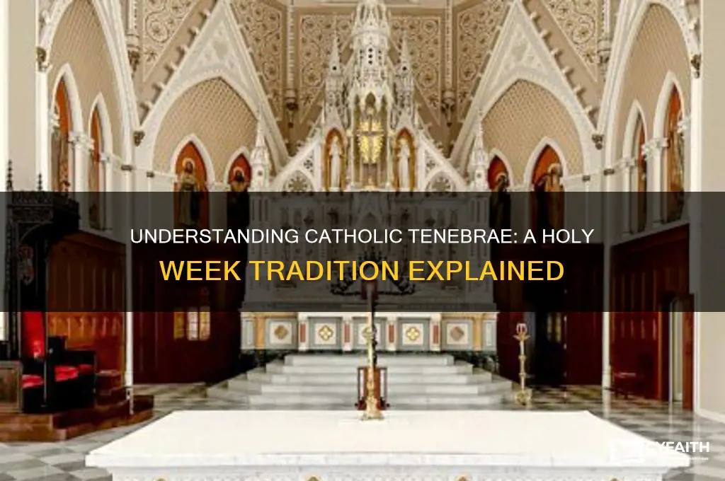 what is catholic tenebrae