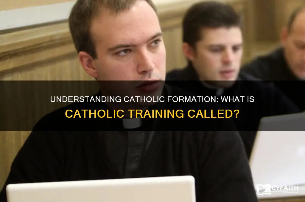 what is catholic training called