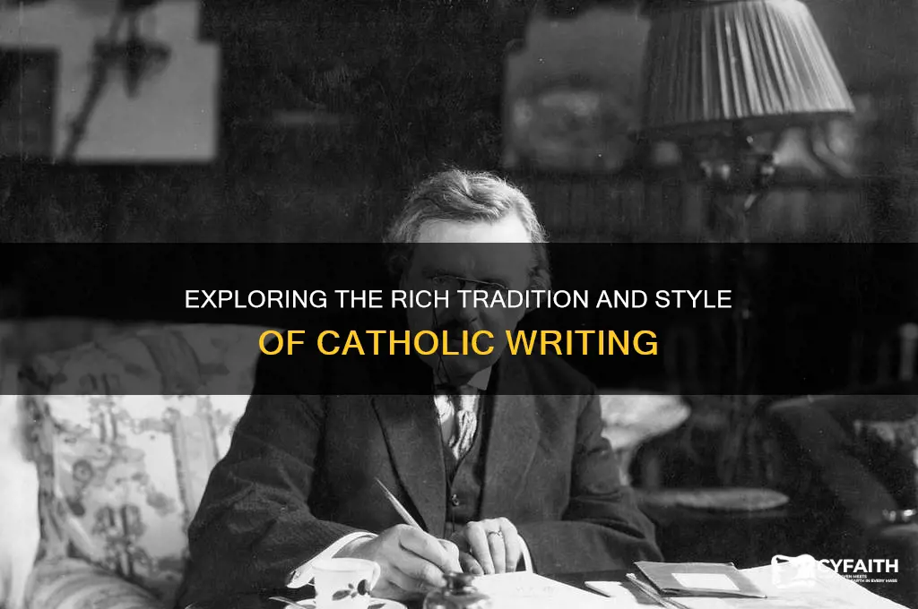 what is catholic writing like