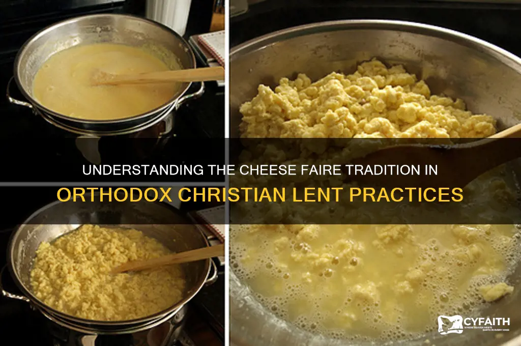 what is cheese faire in orthodox church