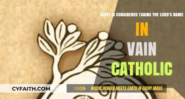 Understanding Vain Use of God's Name in Catholic Teachings