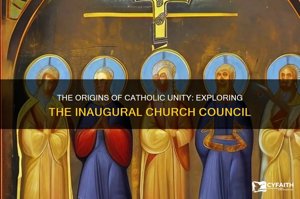 what is considered to be the first catholic churhc council