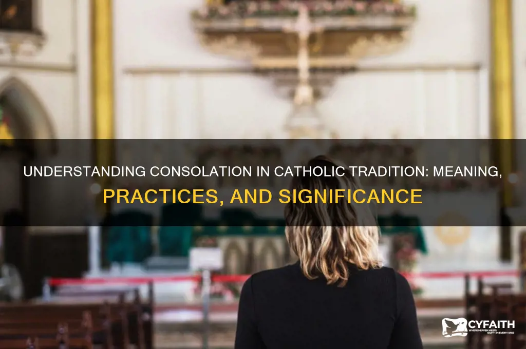 what is consolation catholic