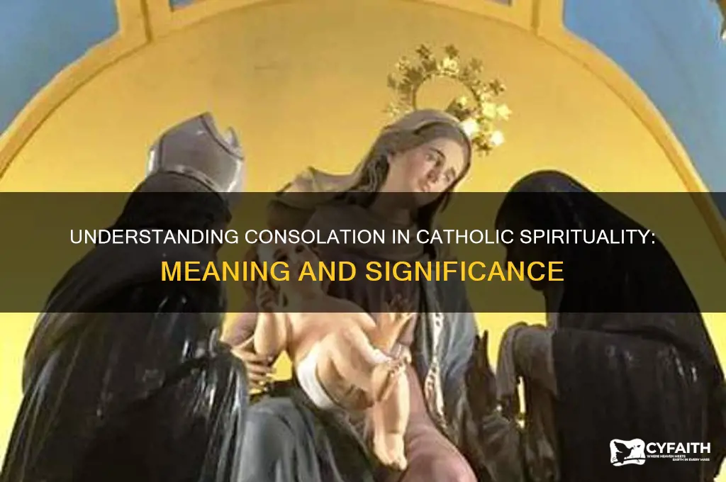 what is consolation in catholic definition
